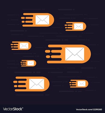 438hi speed emailVS vector image
