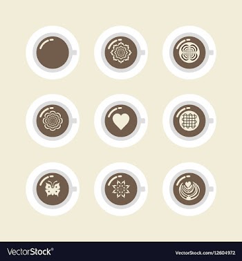 447all coffee iconVS vector image