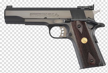 .45 ACP Colt's Manufacturing Company M1911 pistol Automatic Colt Pistol Semi-automatic pistol, walnut gift transparent background PNG clipart