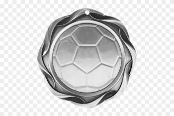 #45015 Soccer Fusion Medal 3" With Ribbon - Medal