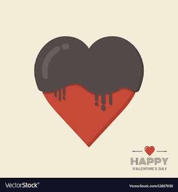 450chocolate heartVS vector image