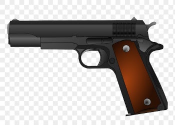 45mm pistol png sticker, transparent | Free PNG - rawpixel