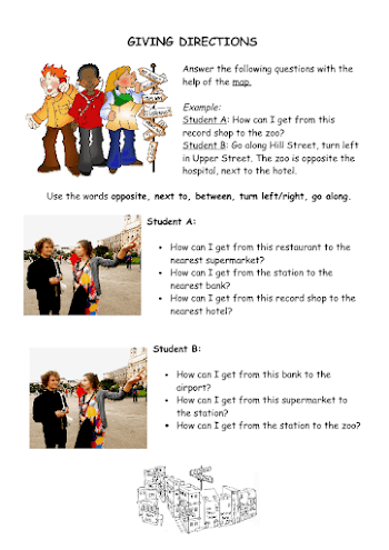 48 FREE Directions - Giving and Asking Worksheets
