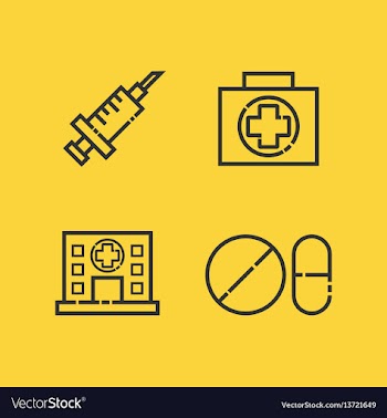 482medical outline icon vector image