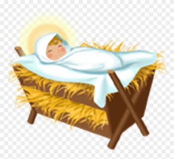 4th Grade Christmas Vocabulary - Baby Jesus In A Manger Png