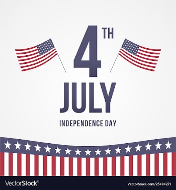 4th july 2 vector image