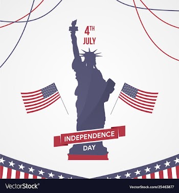 4th july vector image