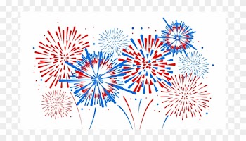 4th Of July Firework Clipart For Kids - 4th Of July Fireworks Transparent