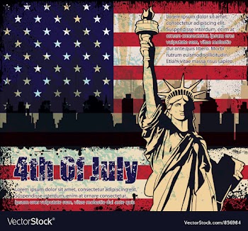 4th of july vector image