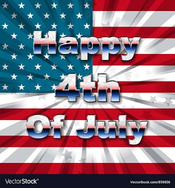 4th of july vector image