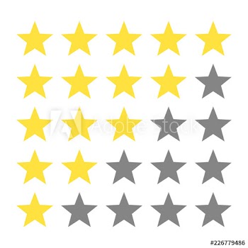5 golden star in a row