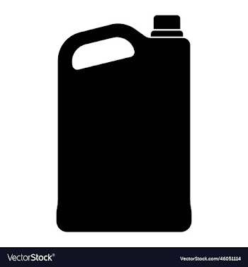 5 liter jerry can silhouette icon
