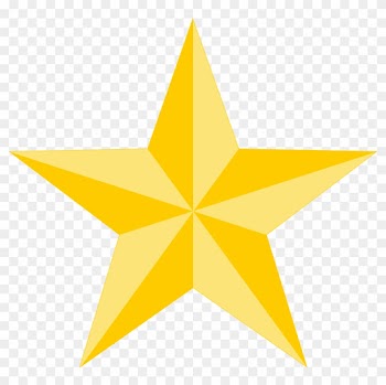 5 Star Rating Cliparts 21, - Christmas Tree Star Printable