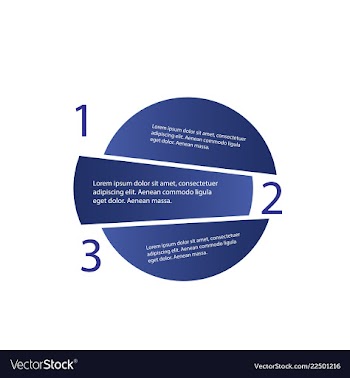 5 steps of modern arrow infografics template for vector image