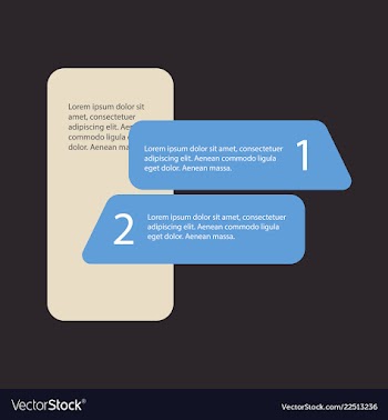 5 steps of modern arrow infografics template for vector image