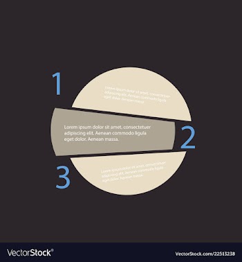 5 steps of modern arrow infografics template for vector image
