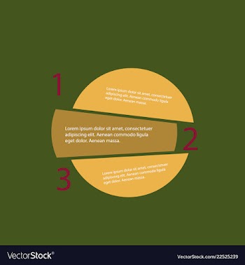 5 steps of modern arrow infografics template for vector image