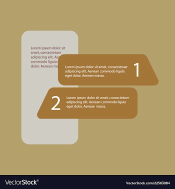 5 steps of modern arrow infografics template for vector image