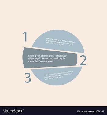 5 steps of modern arrow infografics template for vector image