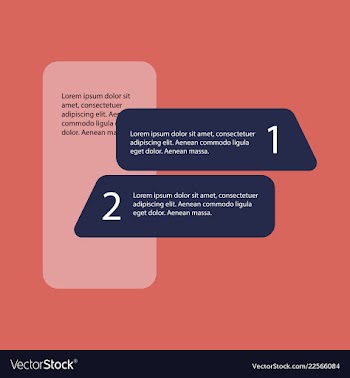 5 steps of modern arrow infografics template for vector image