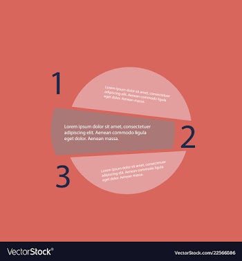 5 steps of modern arrow infografics template for vector image