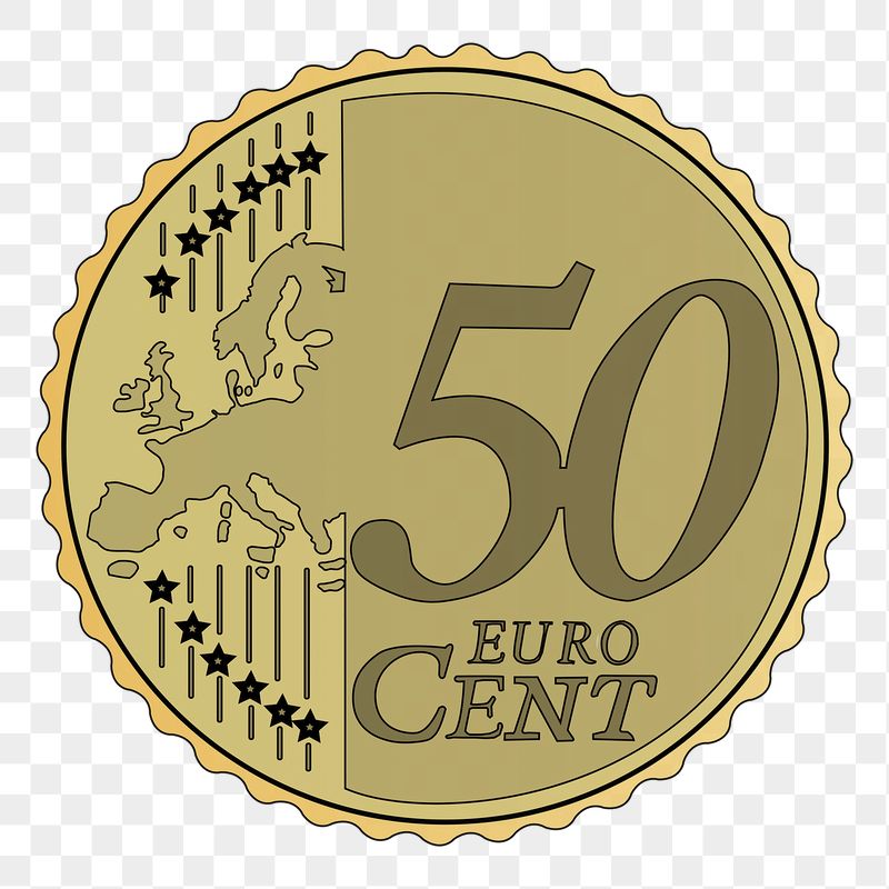 50 Euro cent coin png | Free PNG - rawpixel
