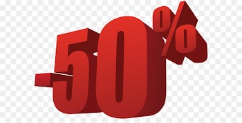 50% Off Sale PNG Transparent Image 