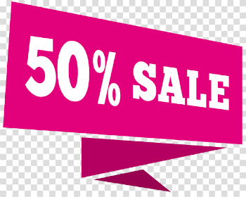 50 Percent off PNG Image Background