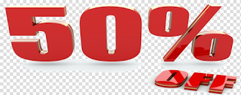 50 Percent off PNG Picture