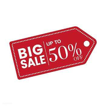 50 percent off sale badge vector | Free stock vector - 471075