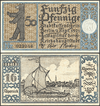 50 Pfennig "Notgeld" banknote (emergency | Free Photo - rawpixel