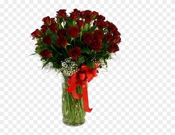 50 Red Roses In Vase Ballito Flowers - Red Roses