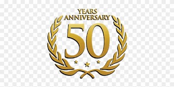 50 Years Anniversary Laurel - Wedding 25th Anniversary Logo Png