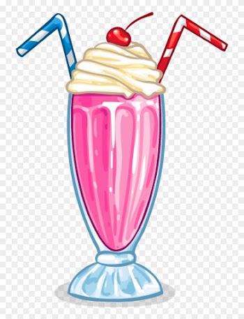 50s Milkshake Clipart - Milkshake Clipart