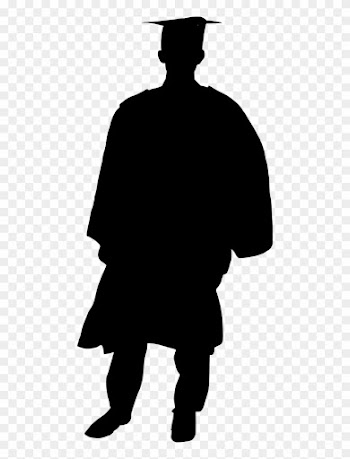 539 × 1500 Px - Graduate Silhouette Transparent Background