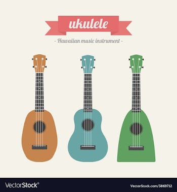 55ukuelele vector image