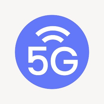 5G network icon badge, flat | Free Icons - rawpixel