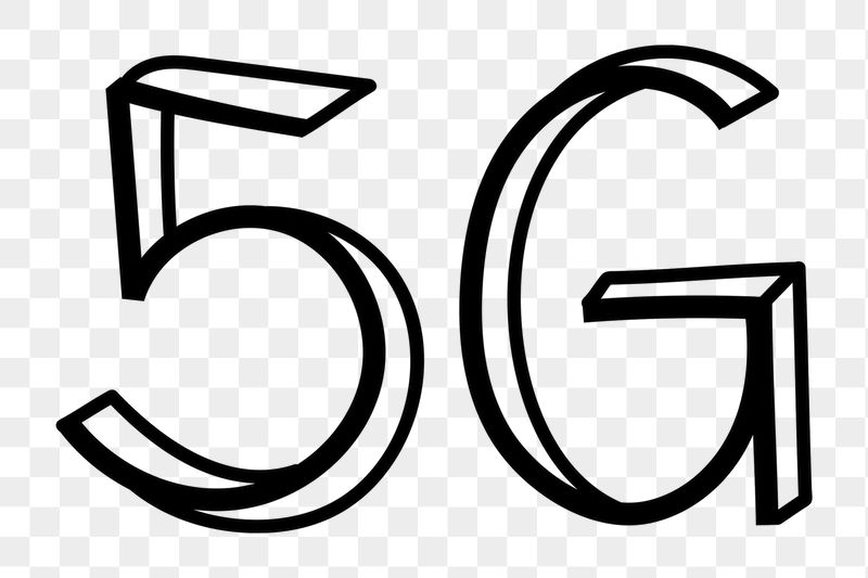 5G png word sticker, handwritten | Free PNG - rawpixel