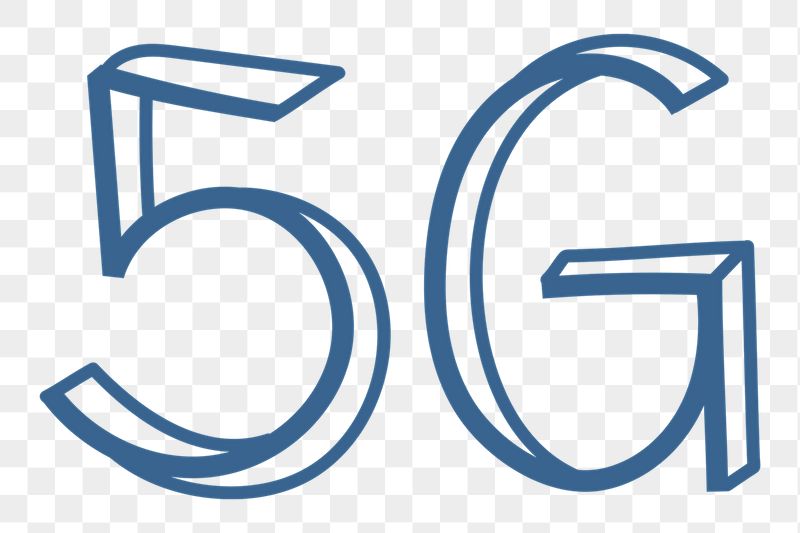 5G png word sticker, handwritten | Free PNG - rawpixel
