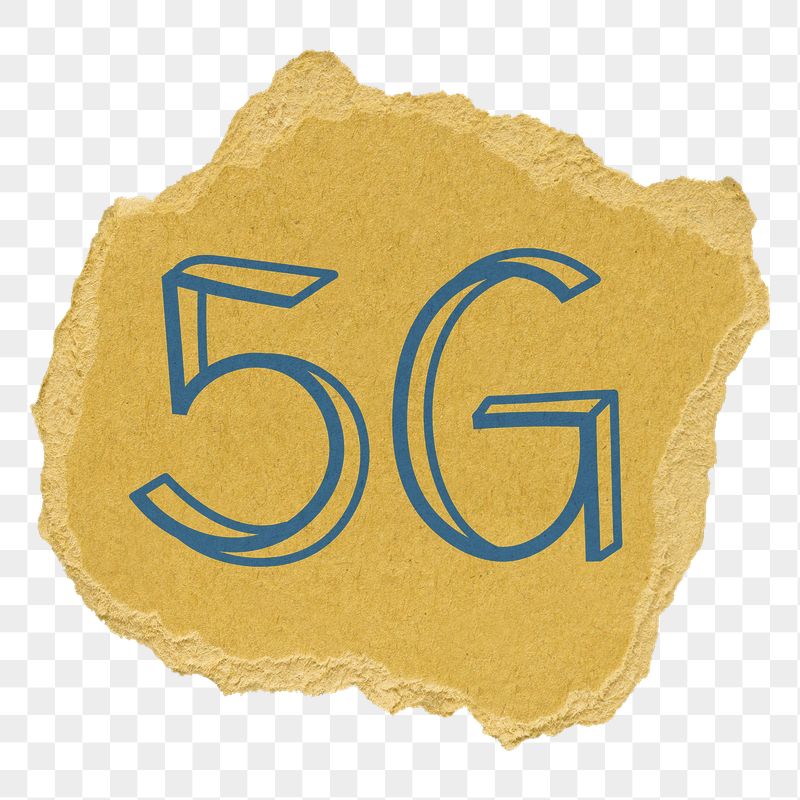 5G png word sticker, ripped | Free PNG - rawpixel