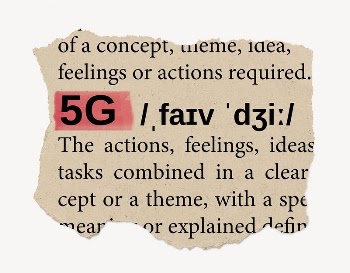 5G ripped dictionary, editable word | Free PSD - rawpixel