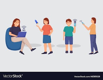 5g wireless network technology concept