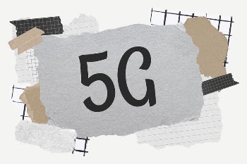 5G word typography, aesthetic paper | Free PSD - rawpixel