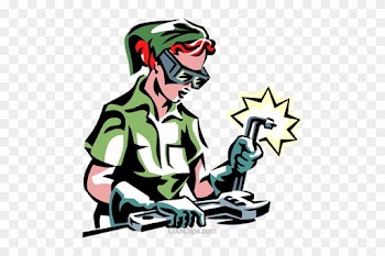 6,541 African Teen Stock Vector Illustration And Royalty - Welding Girl Clip Art