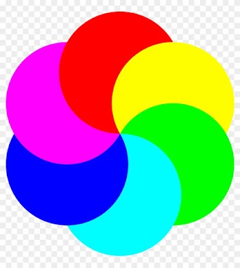 6 Partial Moons - Flower With 7 Petals