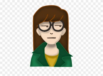 7 - Daria - Girl With Glasses Emoji