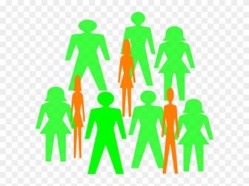 7 In 10 People Clip Art - Illustration