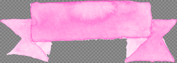 7 Pink Watercolor Ribbon Banner (PNG Transparent) | OnlyGFX.com