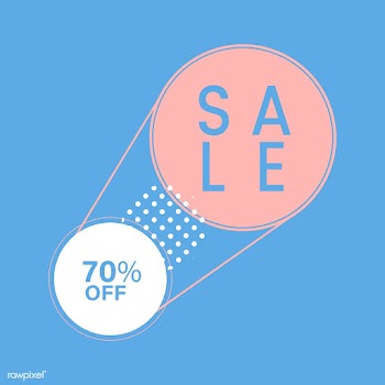 70% off SALE badge vector | Free stock vector - 501307