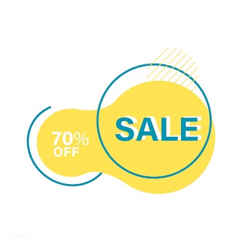70% off SALE badge vector | Free stock vector - 501332
